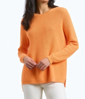 Flexible Design Layered Wear Emma Crewneck Sweater In Sorbet
