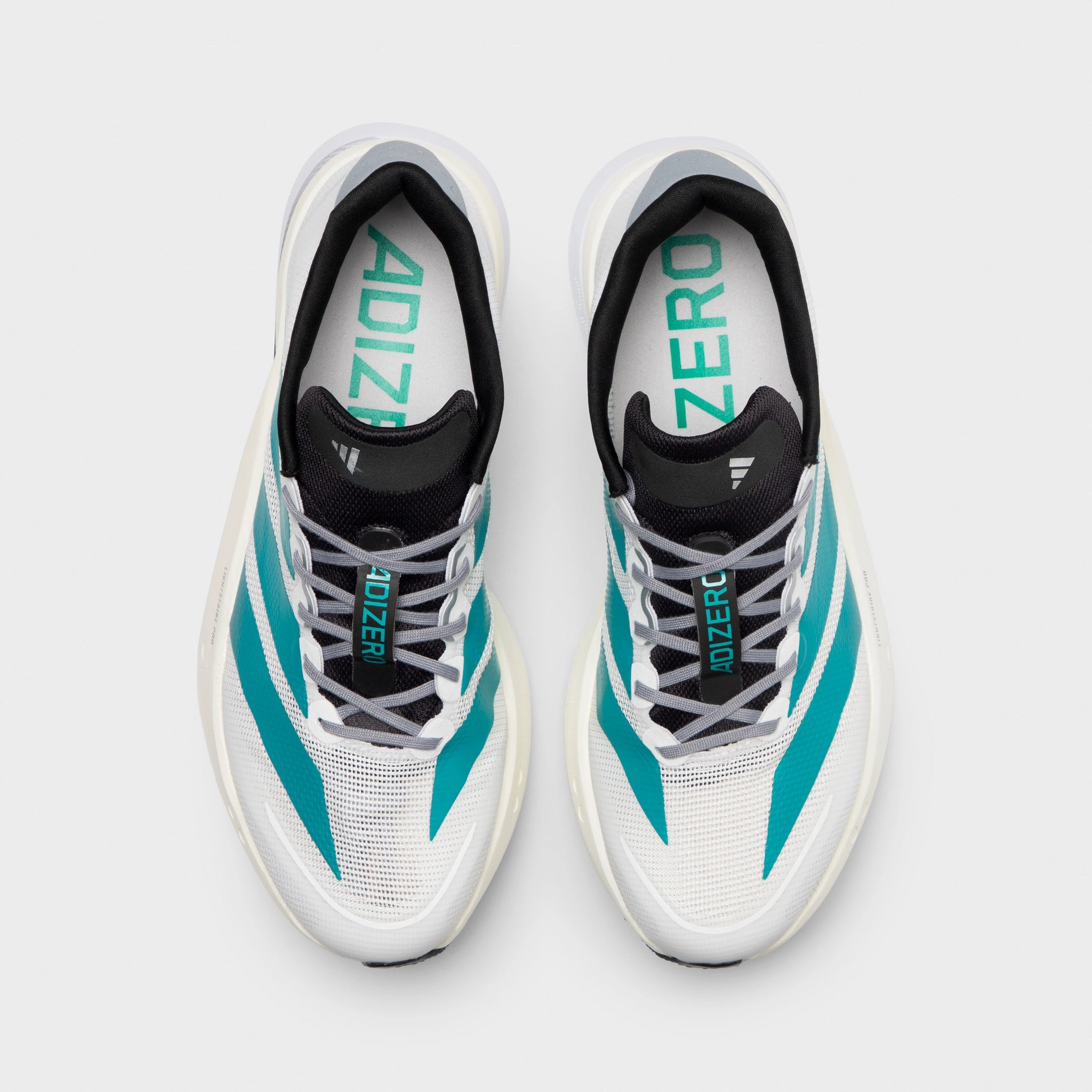 Compression Molding Work Walk adidas Adizero Boston 13 White / Pure Tea - Grey