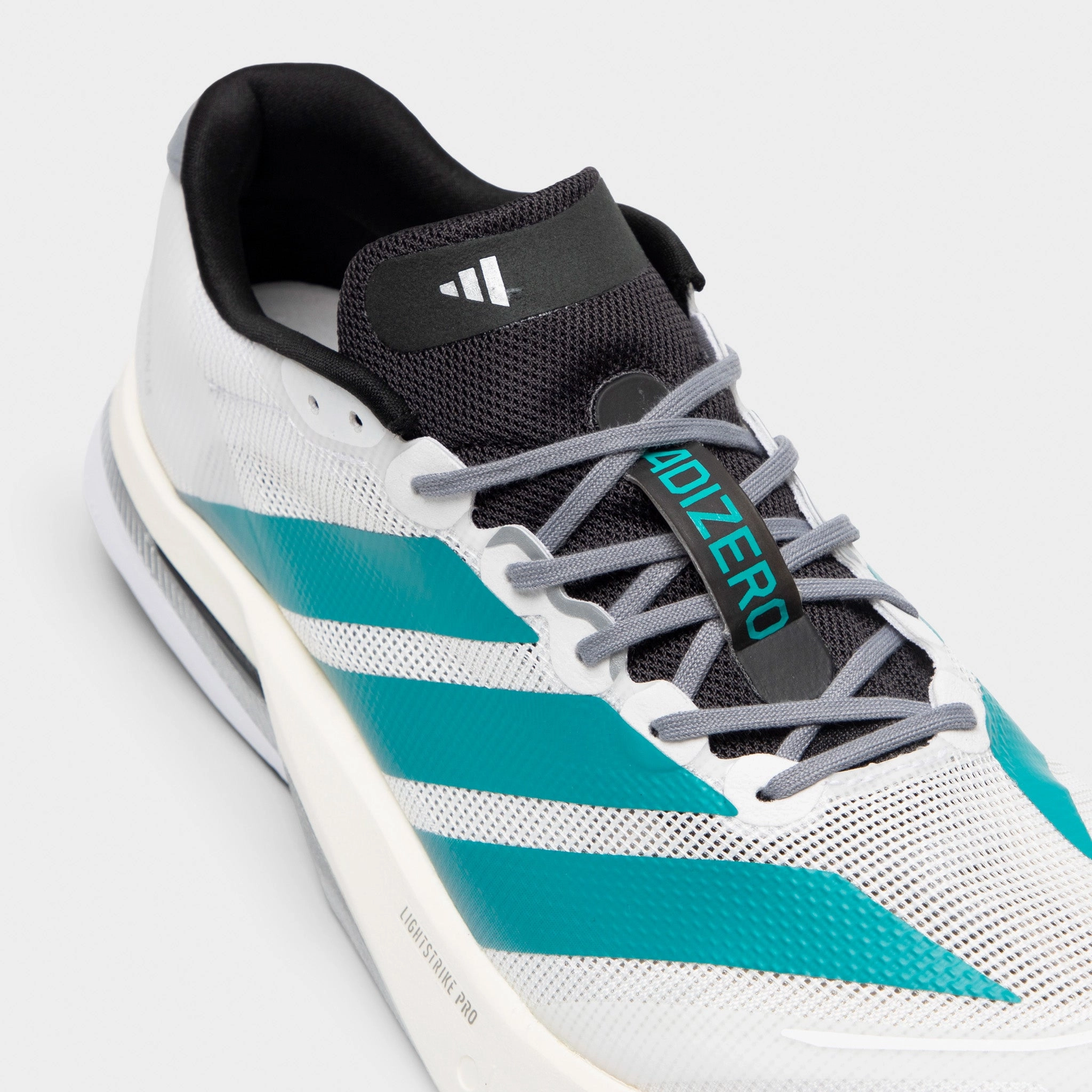 adidas Adizero Boston 13 White / Pure Tea - Grey Fitness Lovers