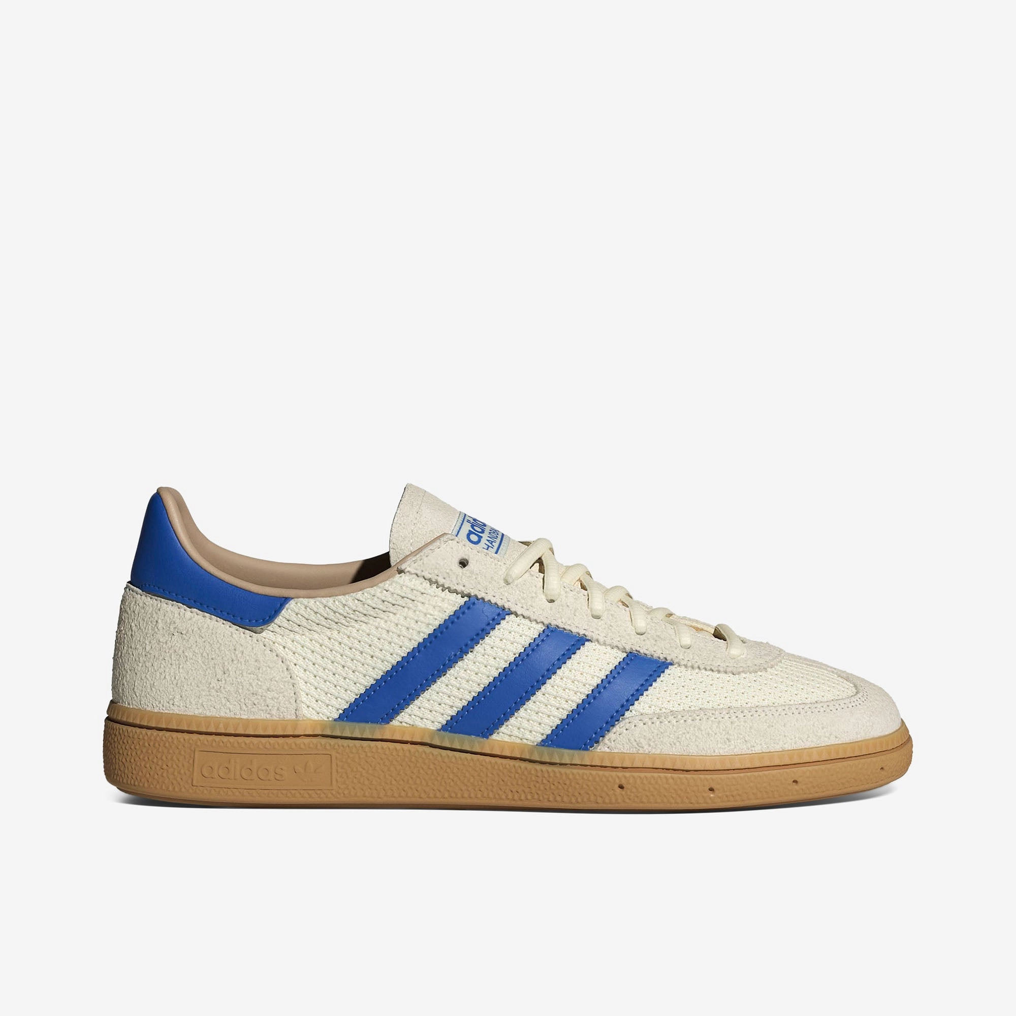 adidas Originals Handball Spezial Cream White / Blue Built-In Lining Water Resistant Construction