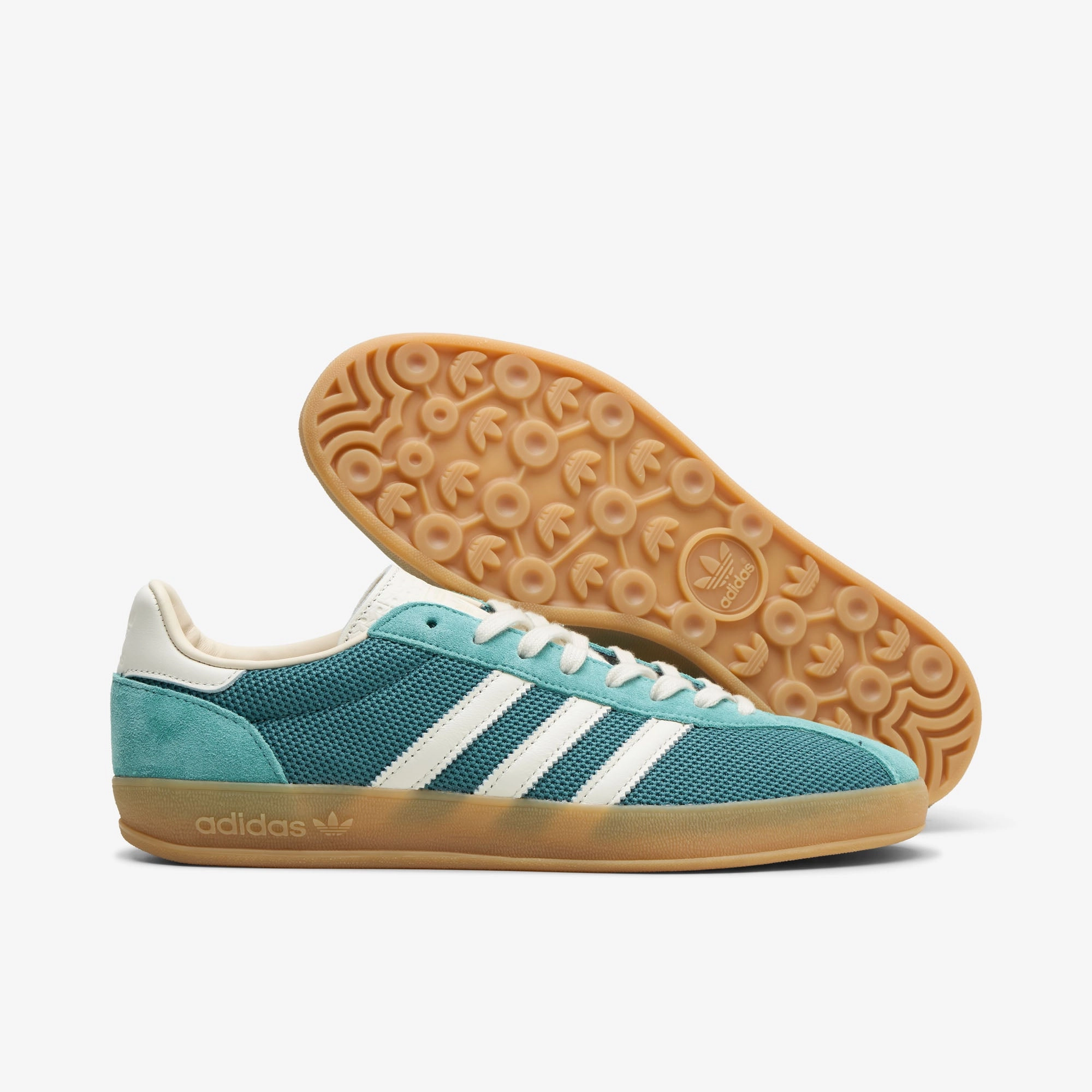 Sneaker Culture Bounce Back Foam adidas Originals Gazelle Indoor Pro Preloved Teal / Off White - Warm Sandstone