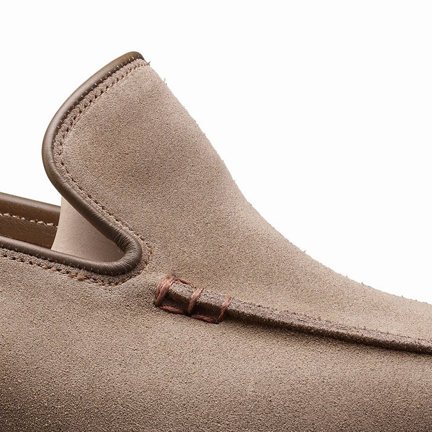 Salcombe Khaki Suede Perfect Fit