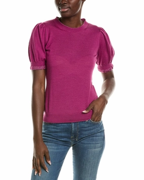 Etro Wool & Silk-Blend Sweater Flexible Fabric Everyday Comfort Wear