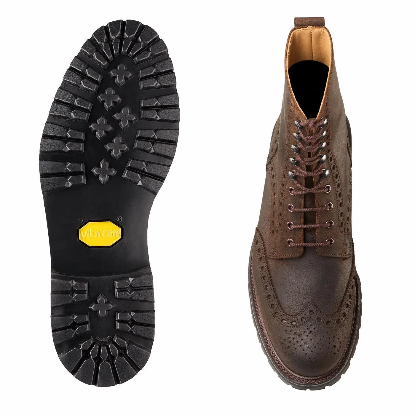Islay Dark Brown Rough-Out Suede Weather Proof Trail Friendly