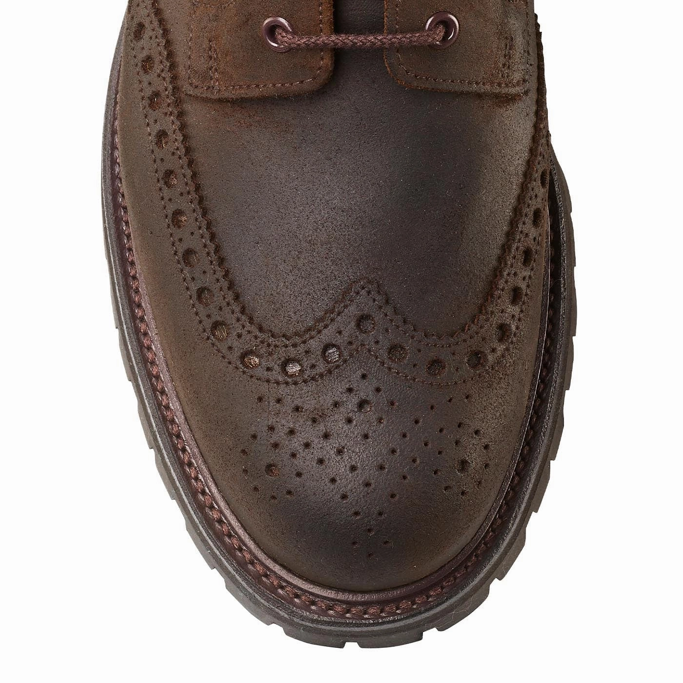 Groom Islay Dark Brown Rough-Out Suede