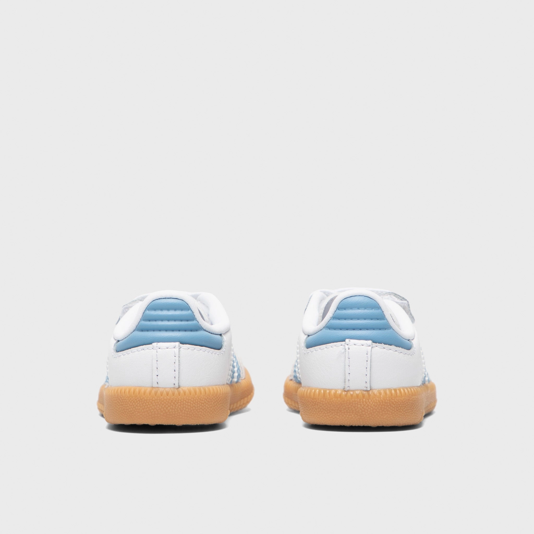 adidas Infants' Samba OG White / Ash Blue - Gum Outdoor Vibes Compression Spring System