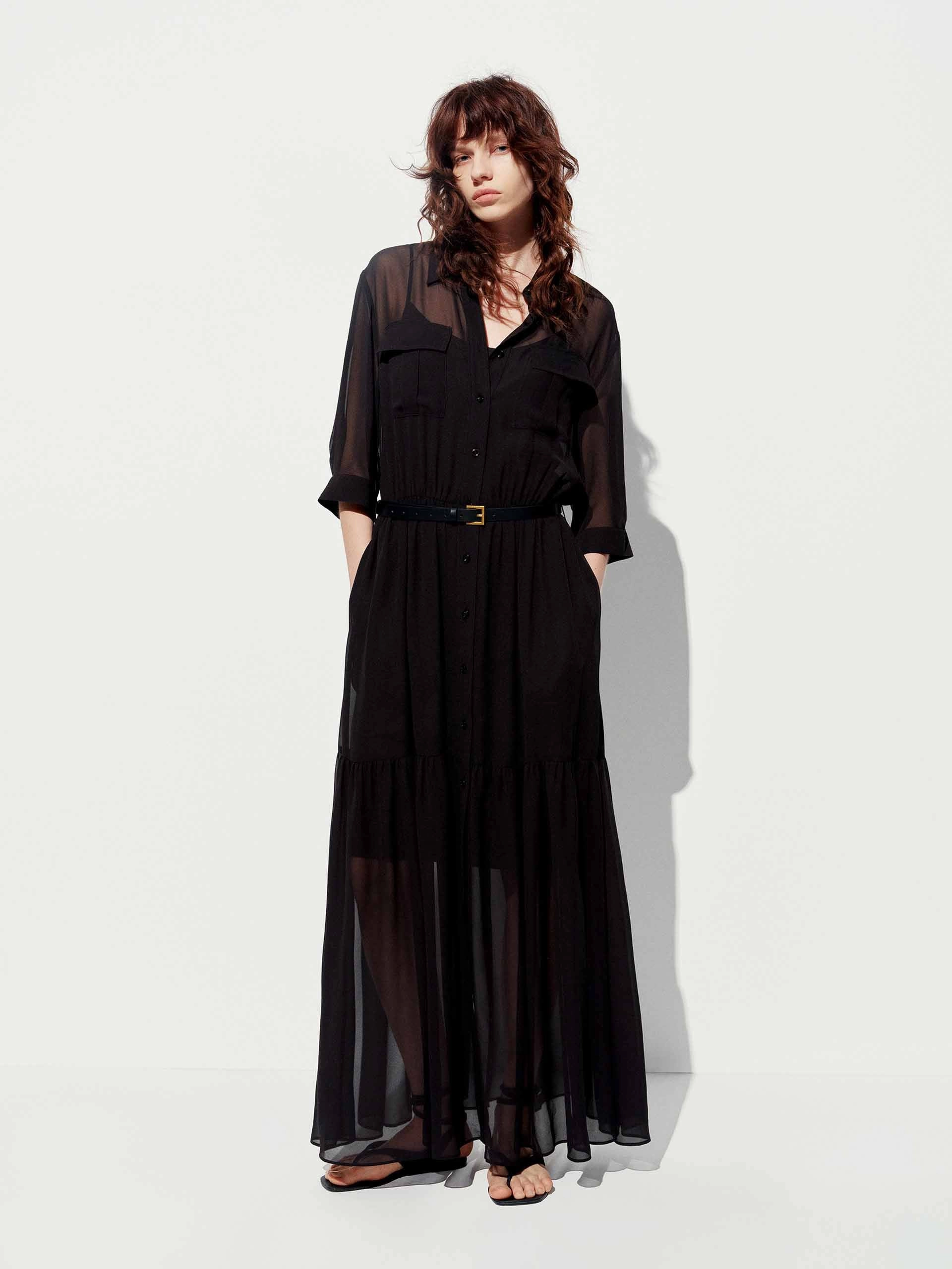 Include Belt Two Piece Dress Perfect For Work Effortless Style