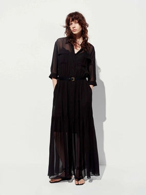 Include Belt Two Piece Dress Perfect For Work Effortless Style