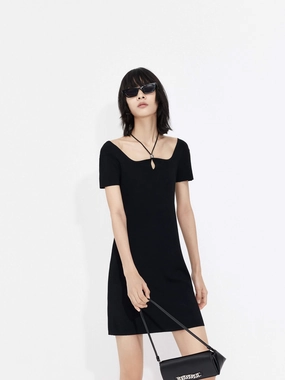 Comfortable fit for outings Weekend Casual Self Tie Mini Dress