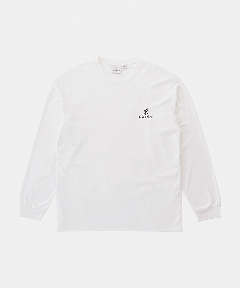 MinimalistStitching One Point Logo L/S Tee