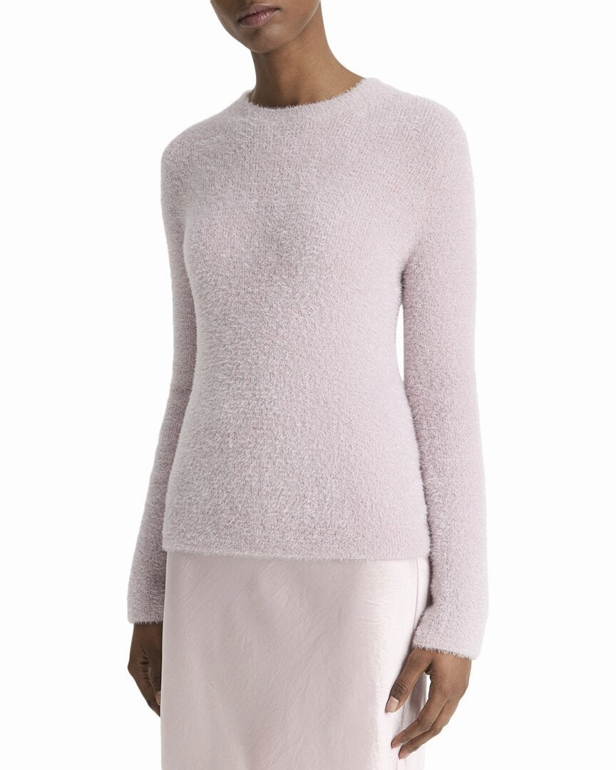 Vince Lurex Soft Eyelash Pullover Trendy Design