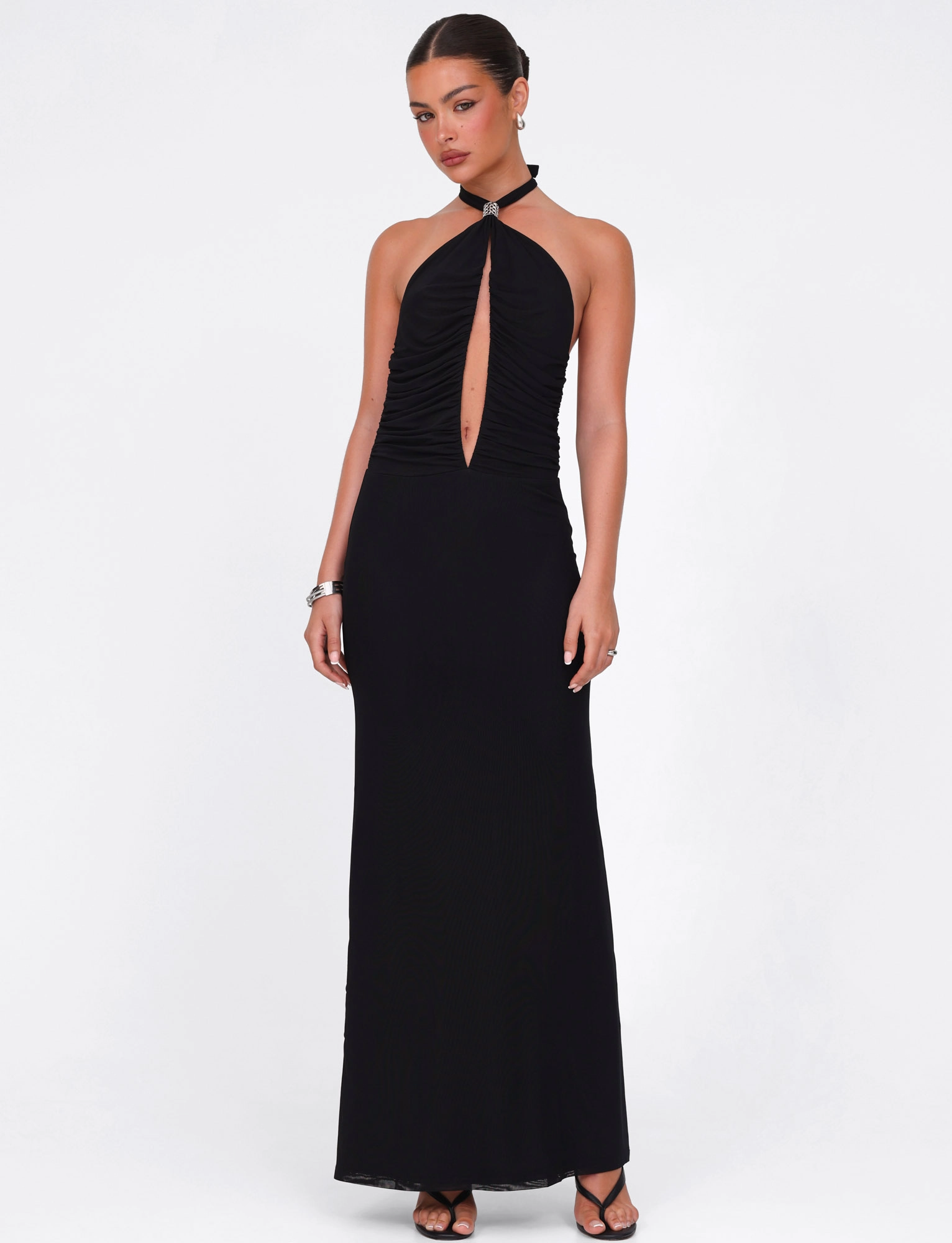 ZARA MAXI DRESS - BLACK Work Vibe Minimal Comfort