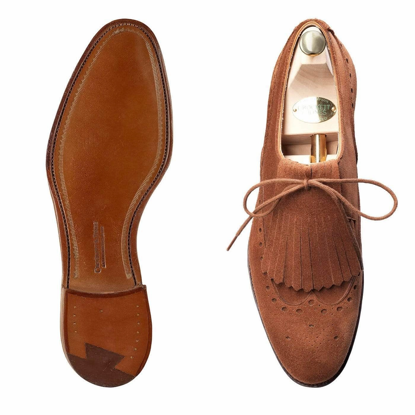 Jessica Polo Brown Calf Suede Work Function