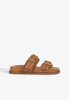 Sling Back Effortless Fashion Naomi Brown Sporty Sandal