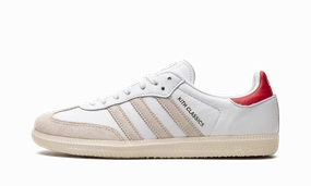 Tide Jog Breathable Material Samba Kith "Kith Classics Program White Red"
