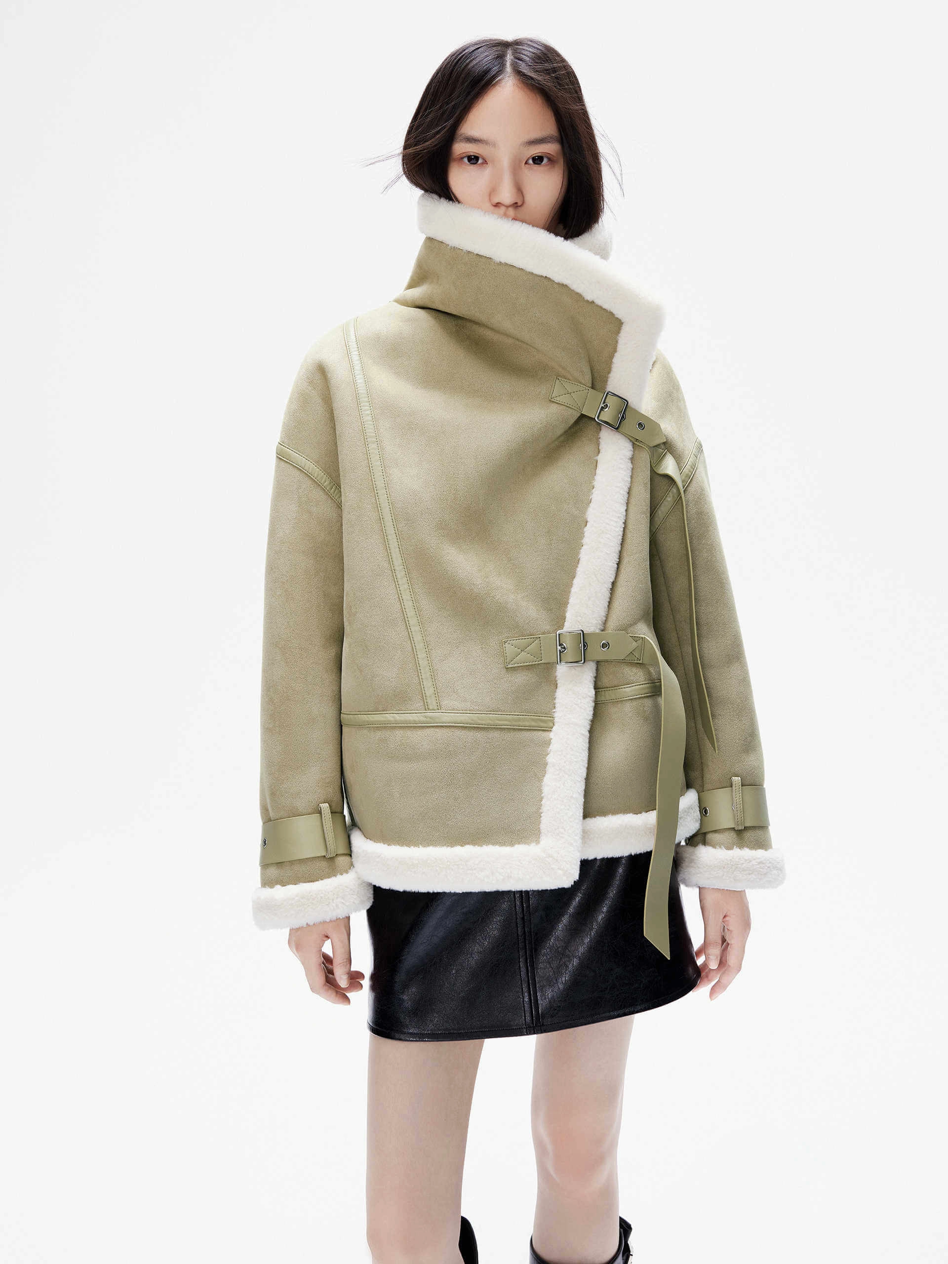 Faux Suede Buckle Jacket AirflowOptimized Design