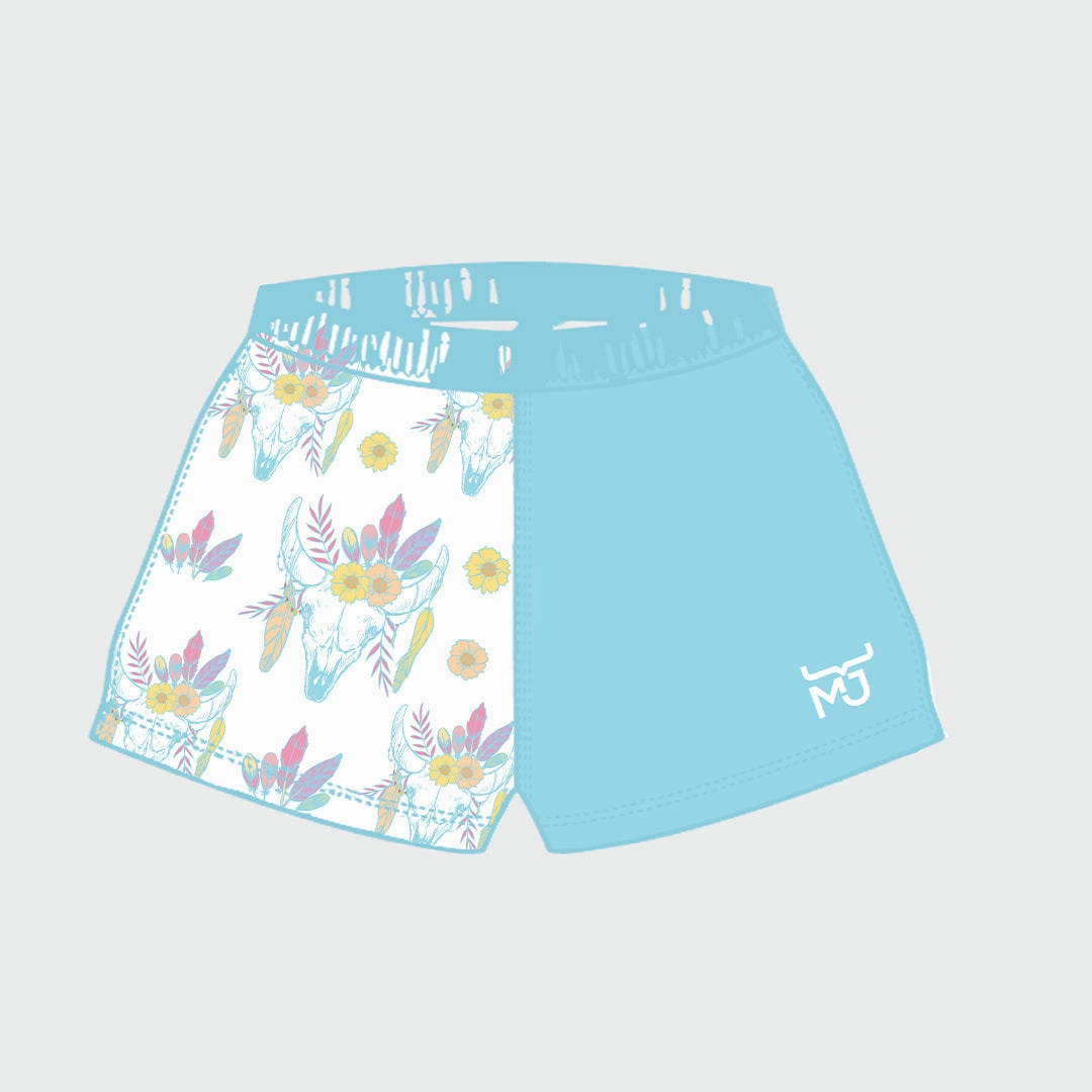 Feather Skull Shorts- Adult ErgonomicArticulatedDesign