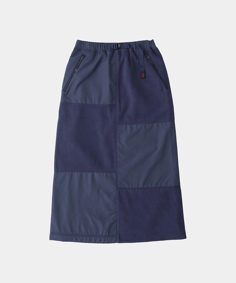 Vibrant Flow Thermal Fleece Patch Skirt
