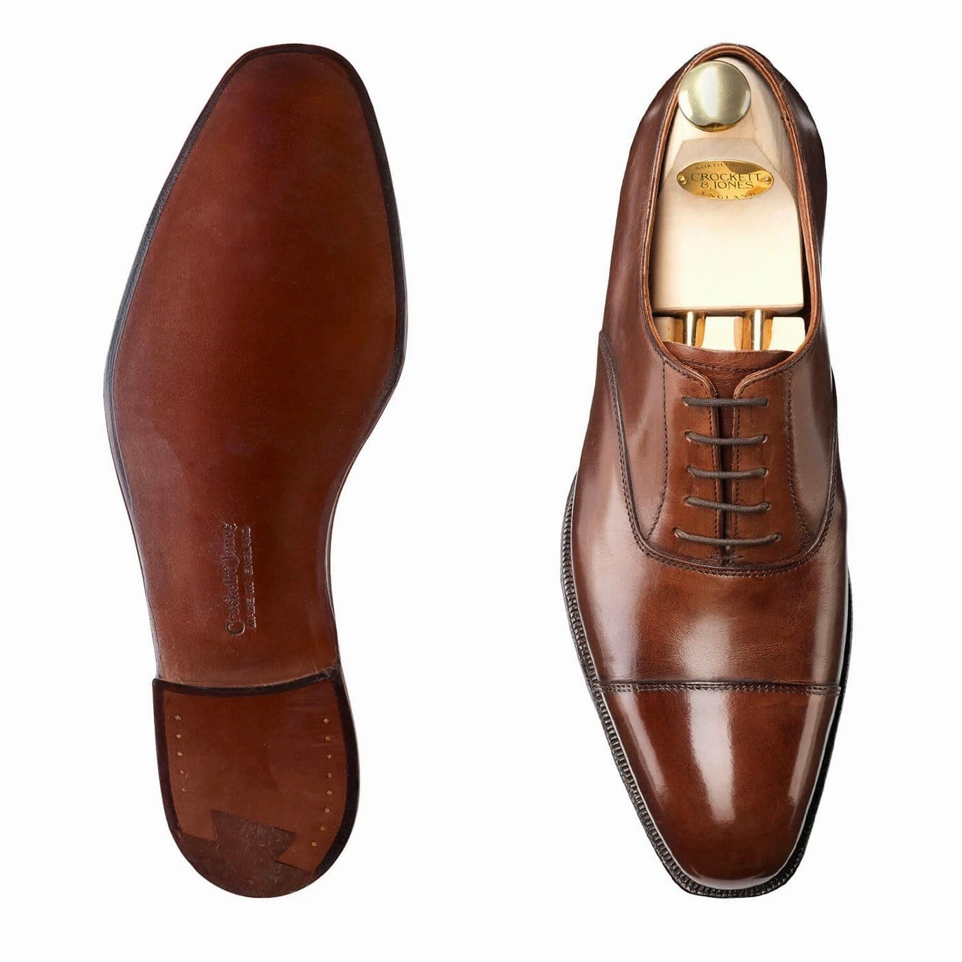 Audley Dark Brown Antique Calf Smart Look Oxfords Classic Edge All Day Worker
