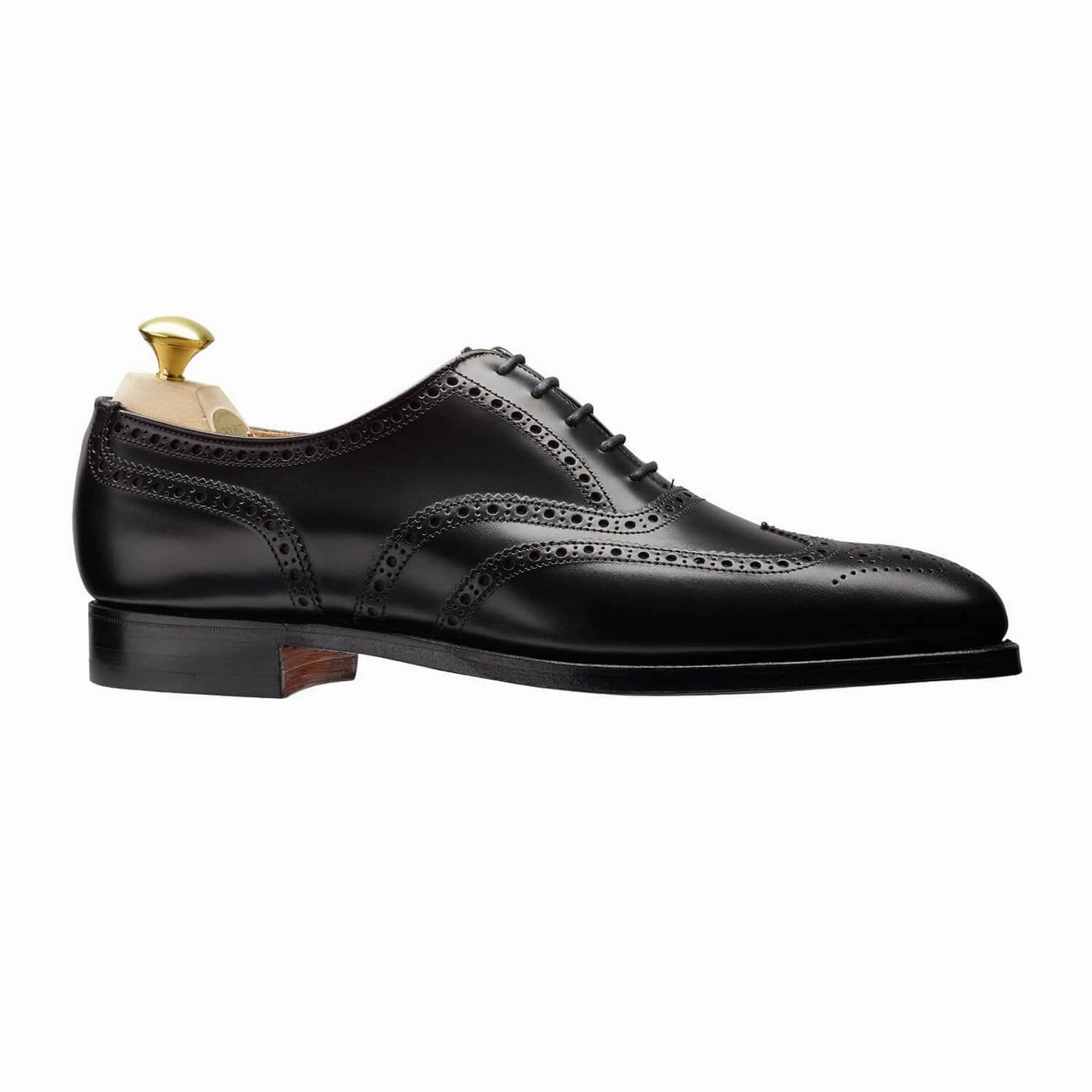 Soft Construction Navy Oxfords Finsbury Black Calf