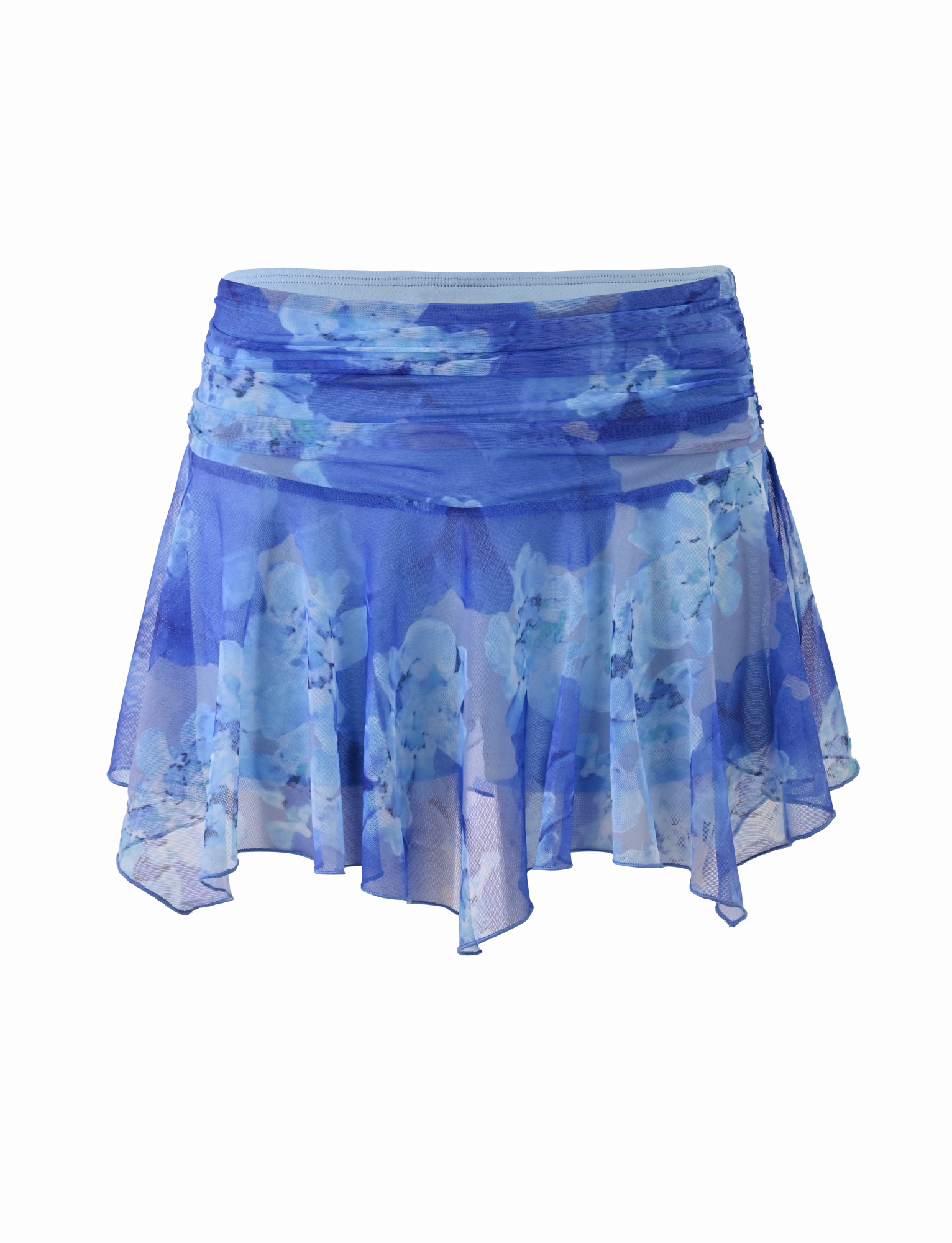 Outfit Moodset DEVYN MINI SKORT - BLUE MACRO FLORAL