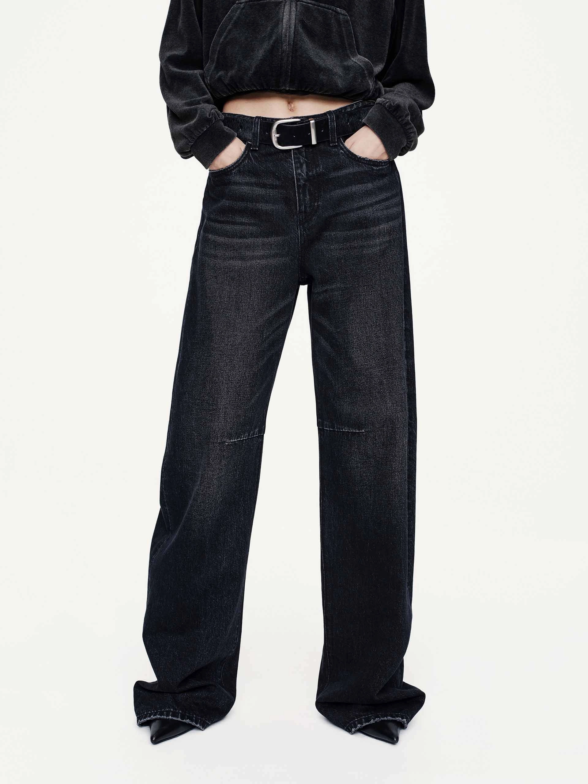 Traveler Gear Sustainable Quick Outfit Whiskering Effect Cotton Jeans
