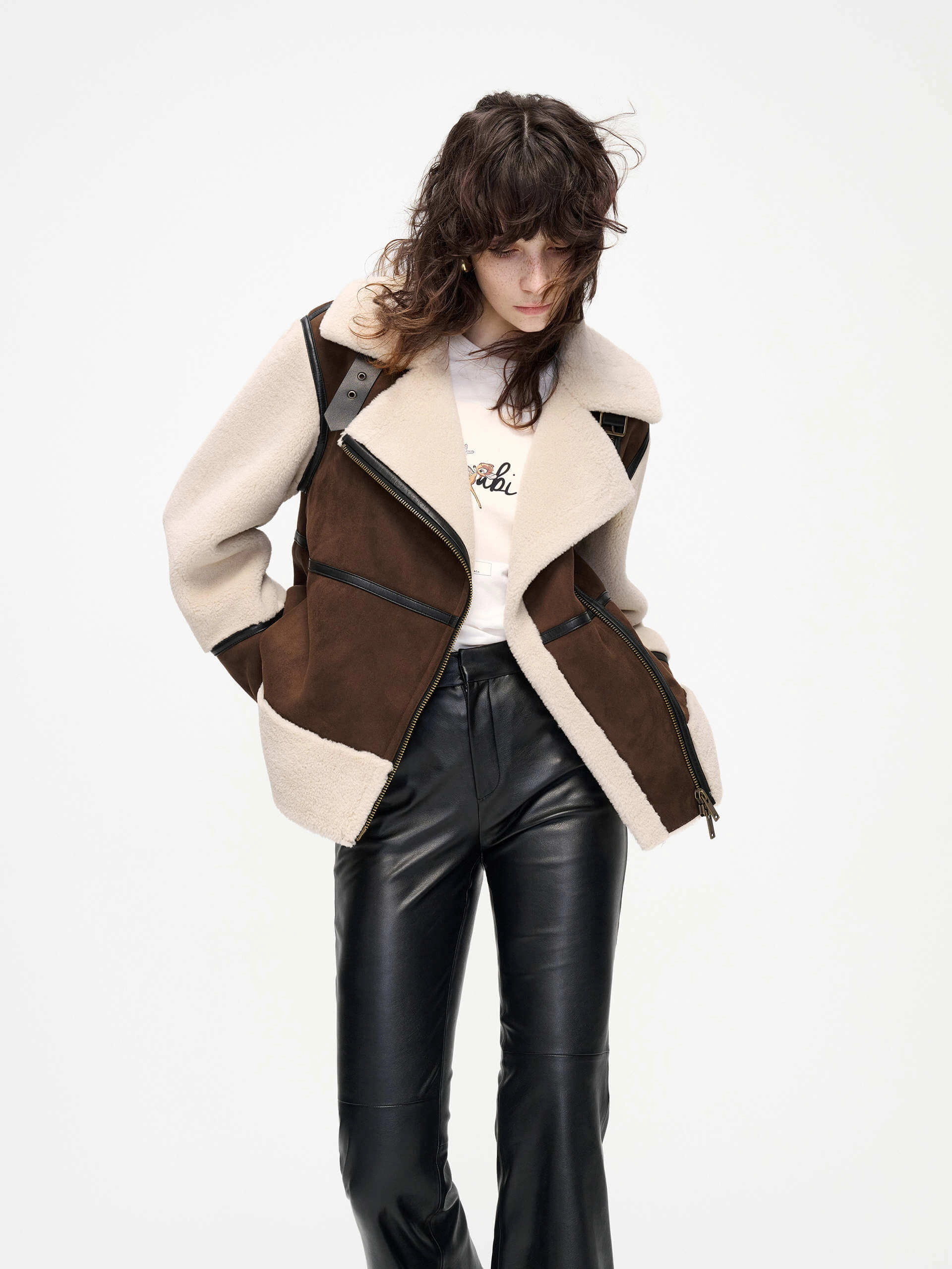 Weekend Style Panelled Contrast Detail Jacket