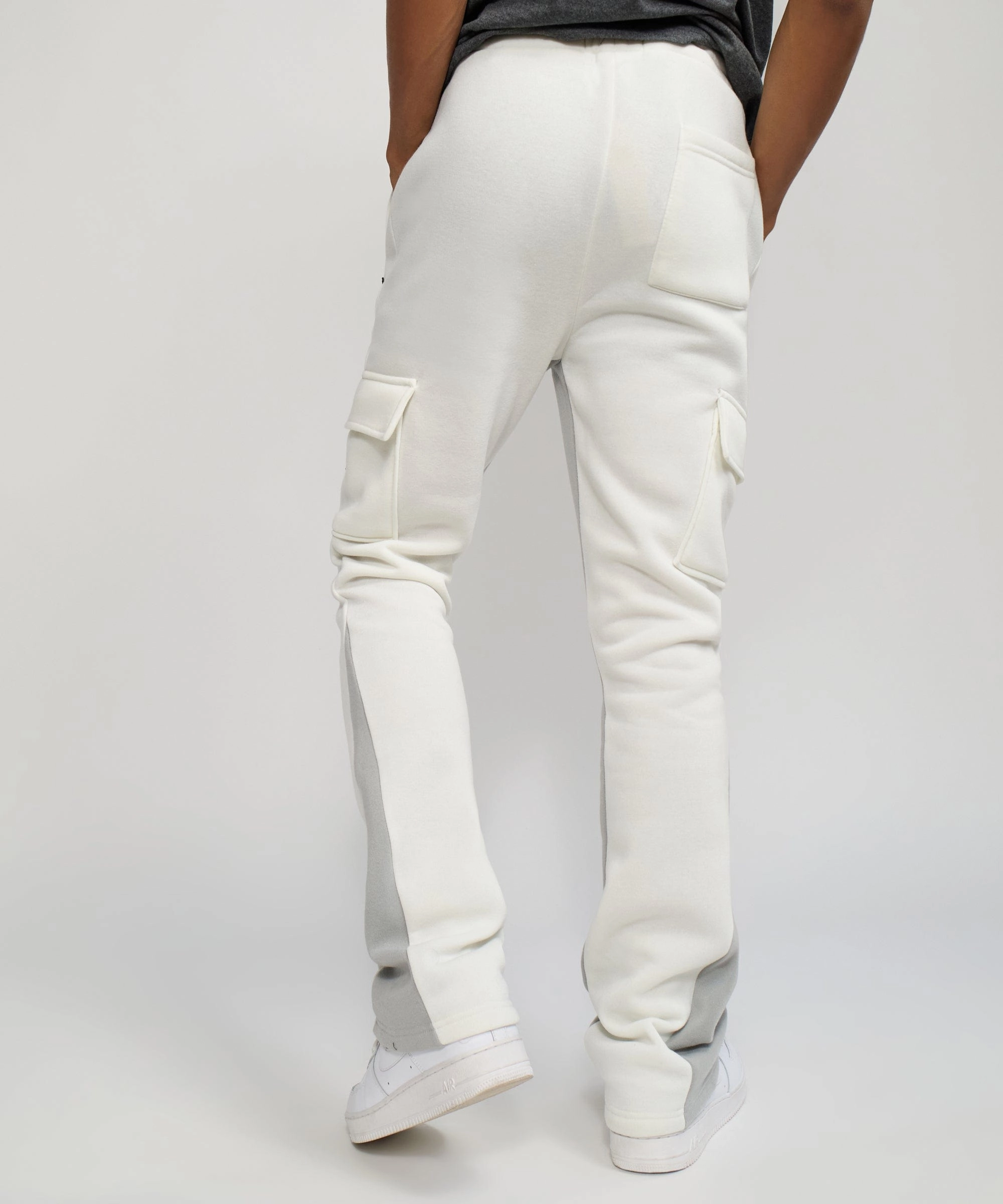 Flexible Motion Flare Fleece Sweatpants - Cream
