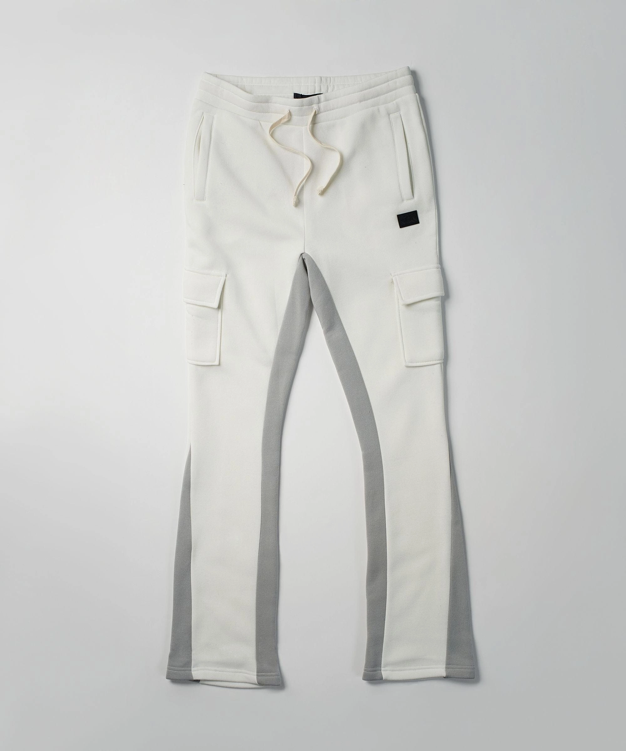 Flare Fleece Sweatpants - Cream Dynamic Fit