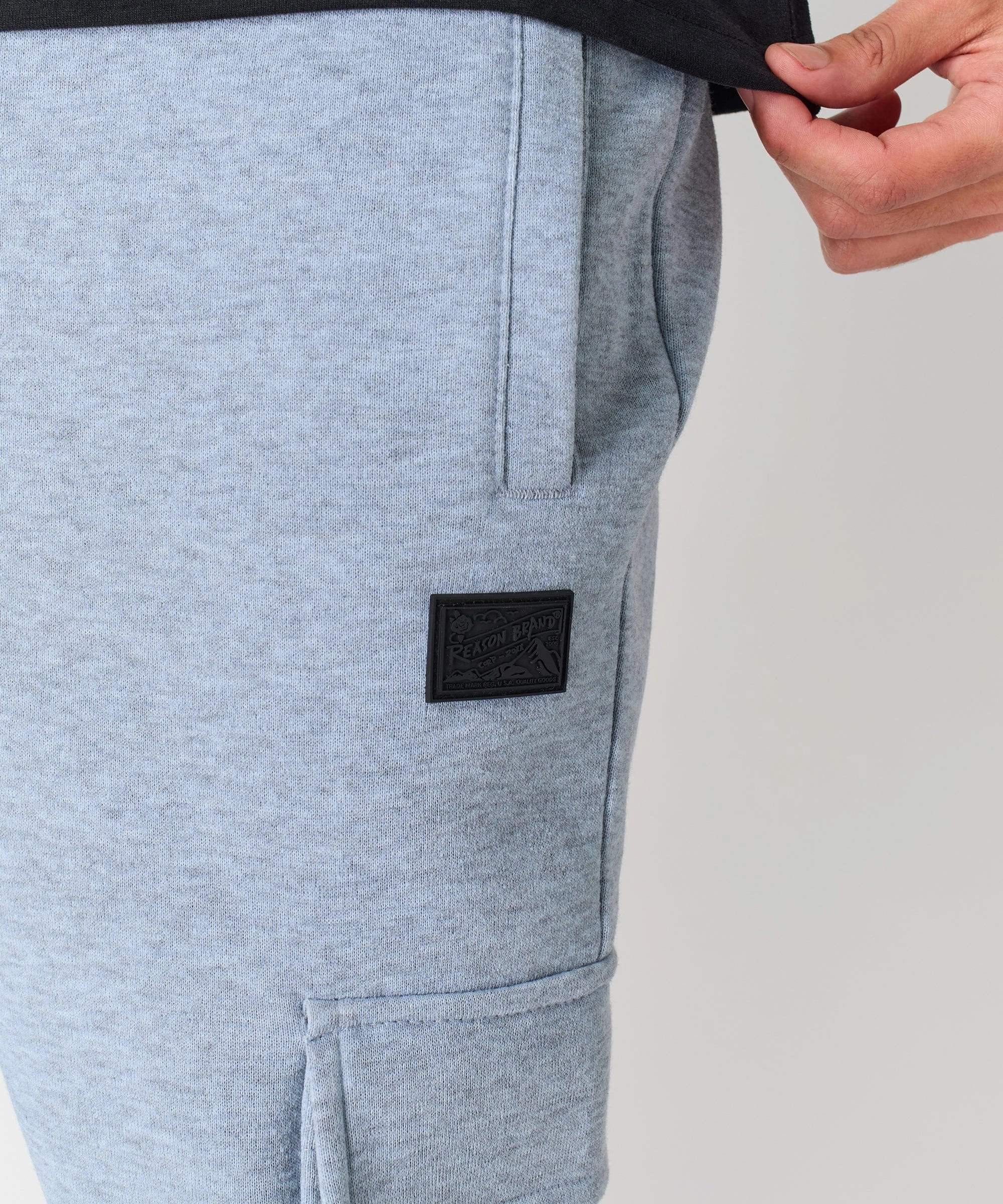 Flare Fleece Sweatpants - Grey Hidden Pocket System Comfort Wear Fit