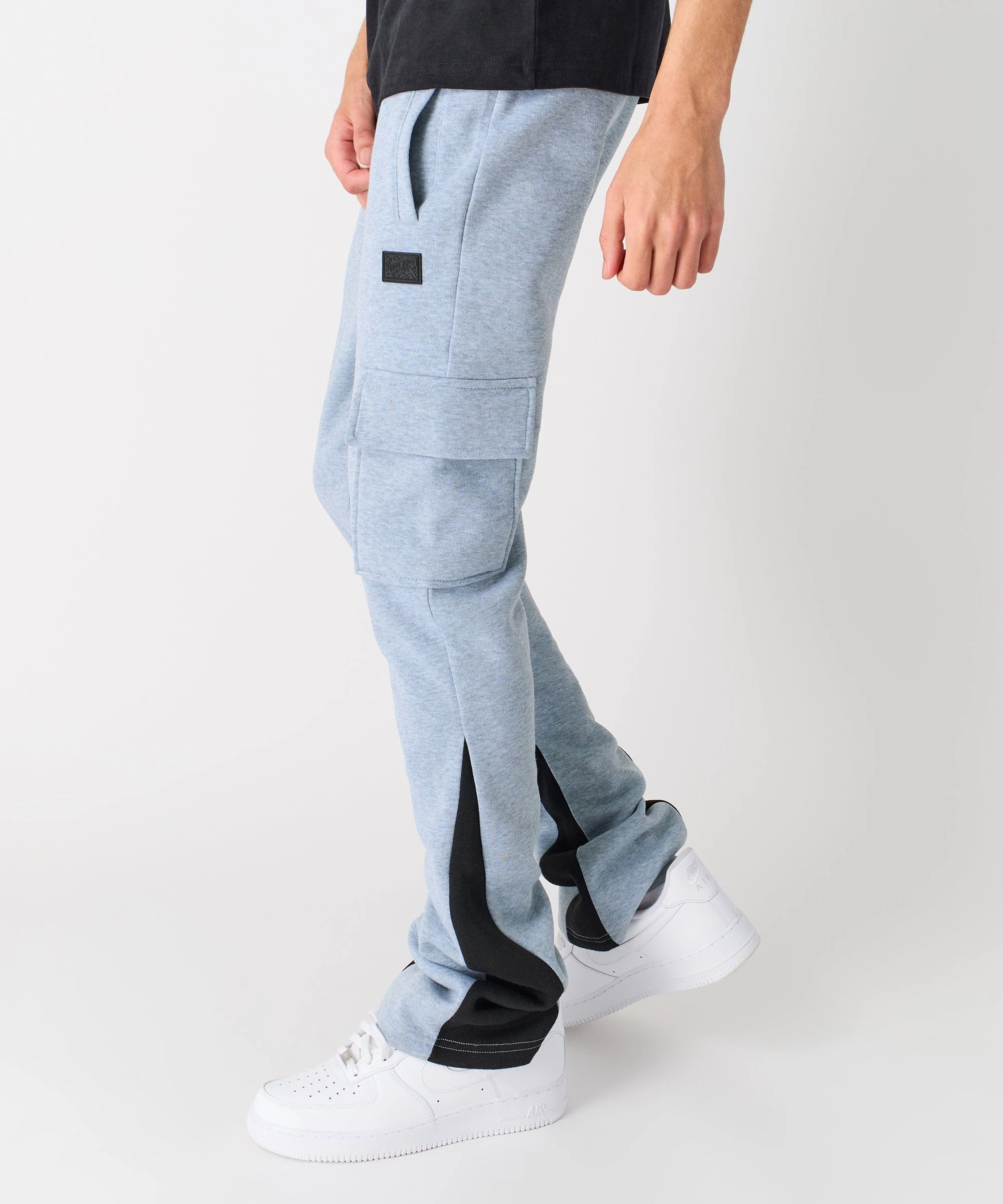 Flare Fleece Sweatpants - Grey Chafe Free Comfy Active
