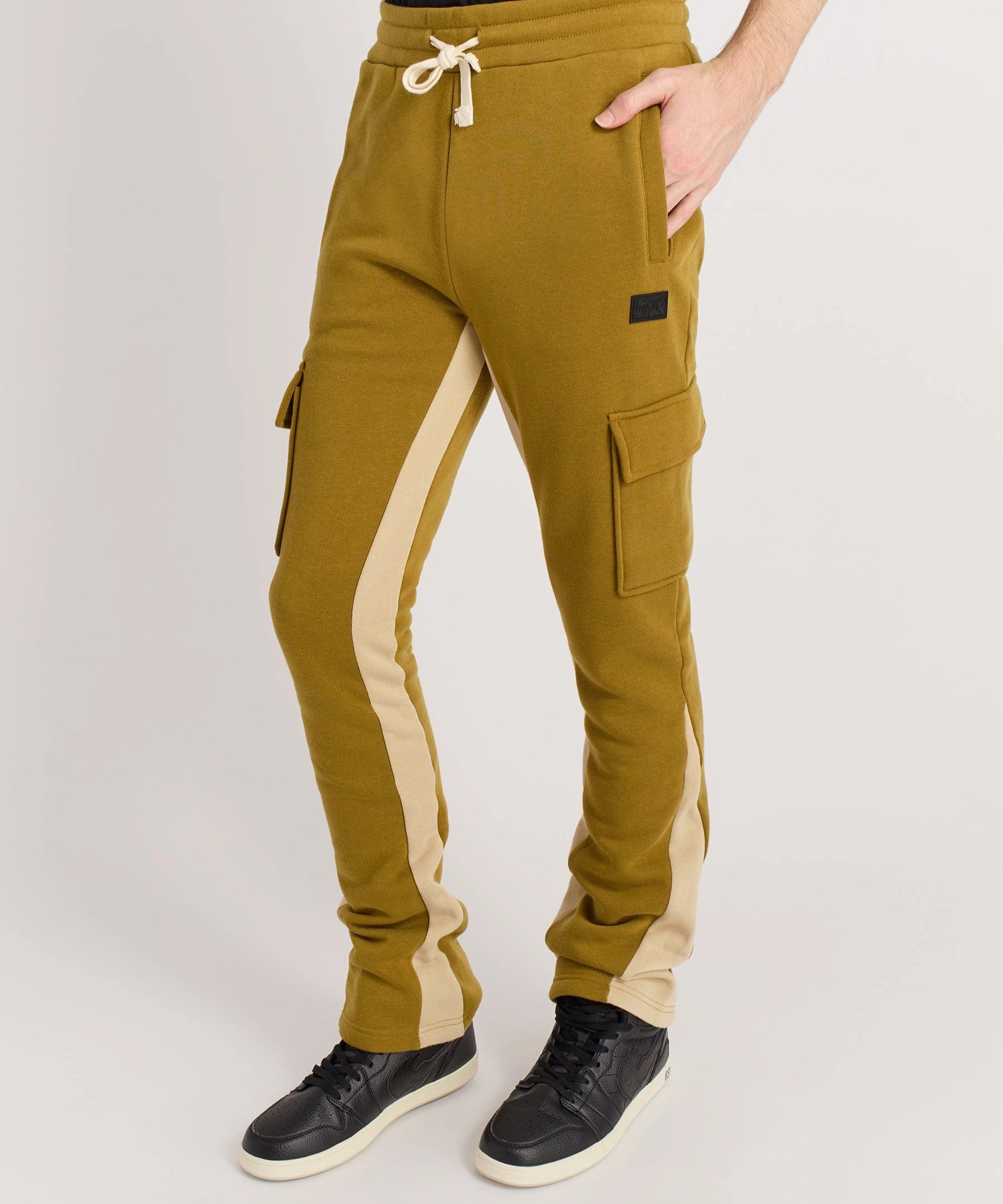 Flare Fleece Sweatpants - Khaki All Use