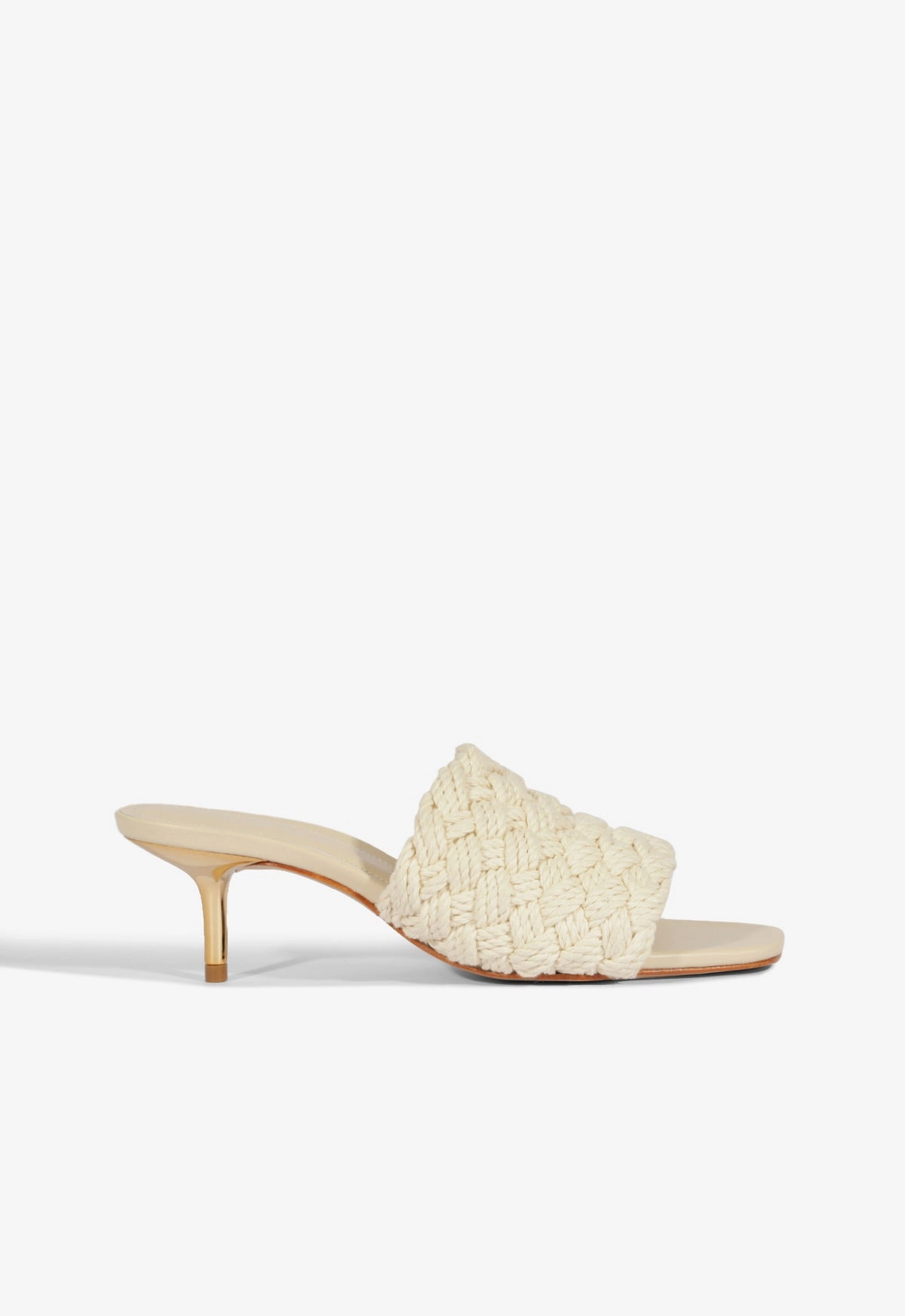 Tiana Mid Raffia Sandal Beach Footwear Joint Ease