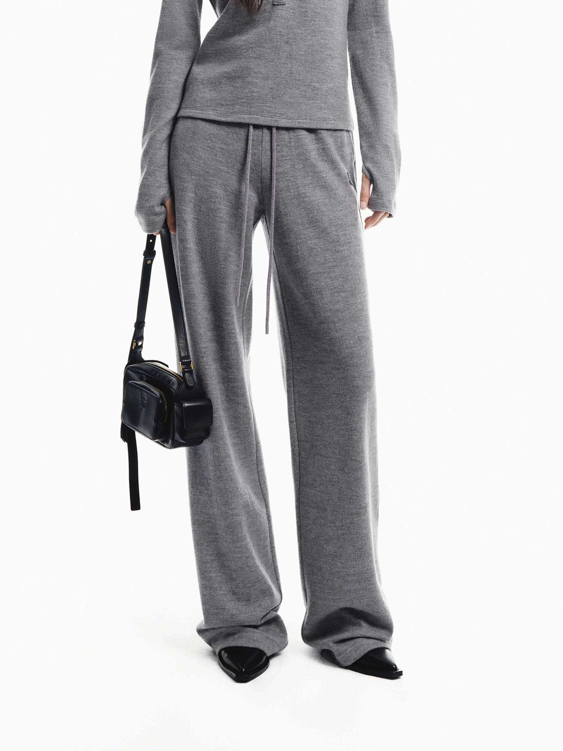 Durable Fabric Adventure Ready Drawstring Waist Wool Pants