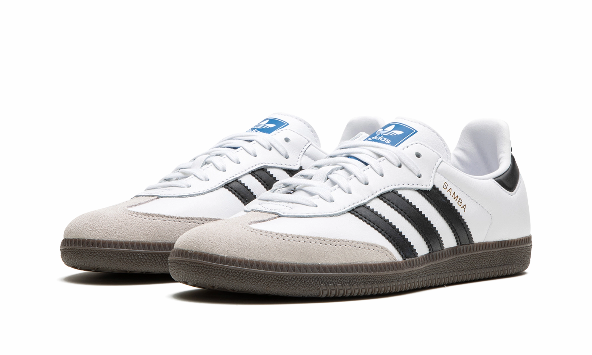 Office Casual Pointed Toe Samba OG GS "White / Black"