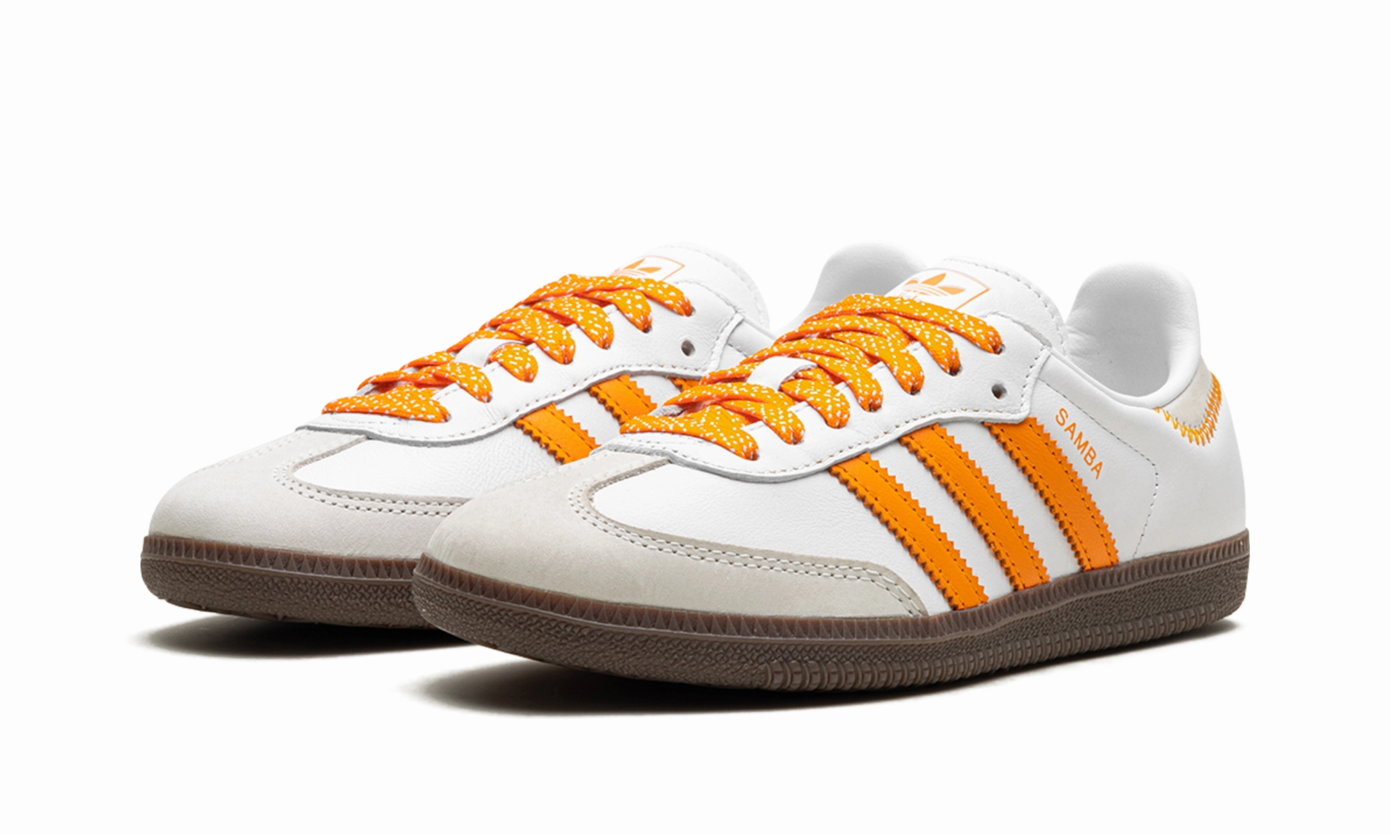 Samba OG WMNS "WHITE EQUIPMENT ORANGE" Solid design