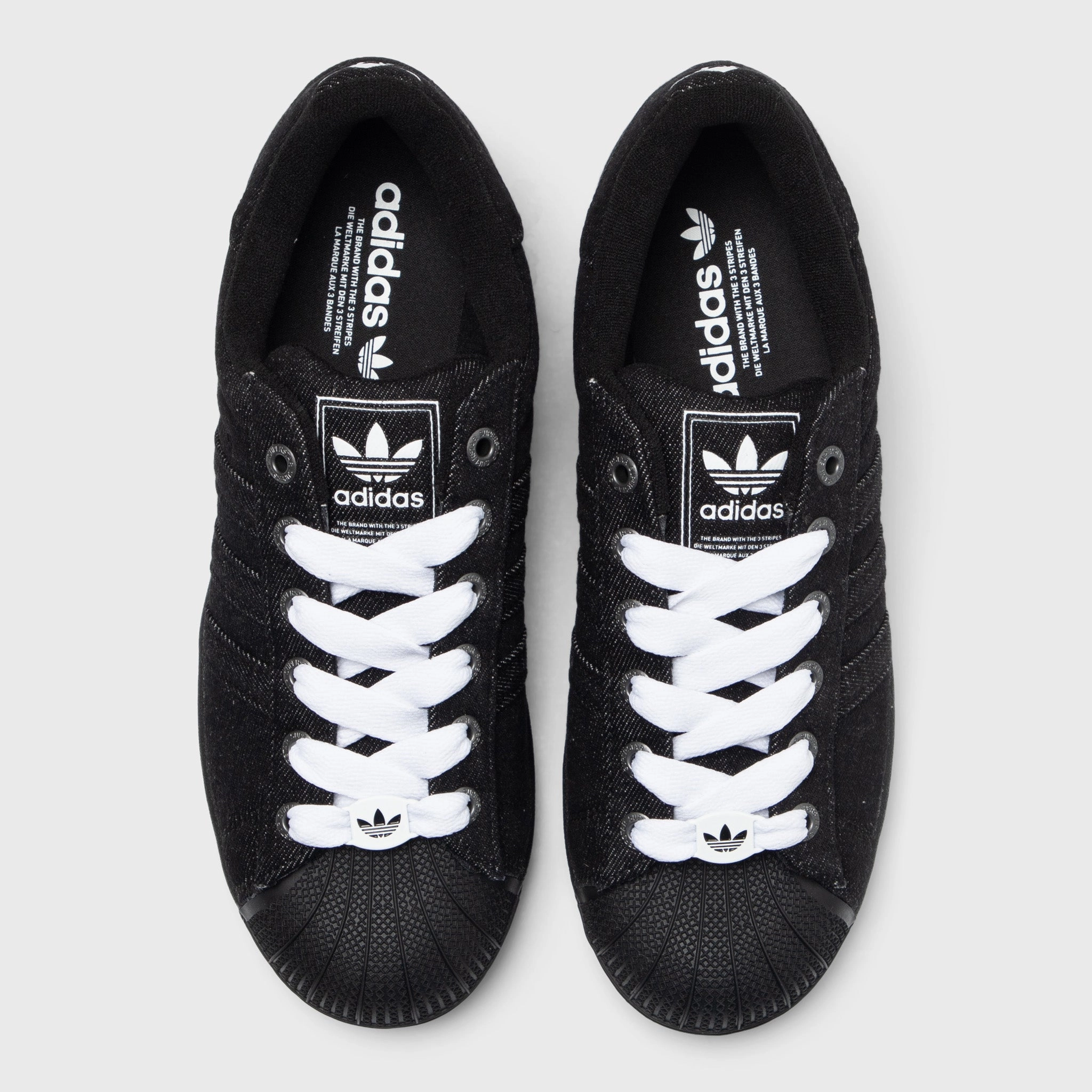 adidas Superstar II Black / Black - White Sustainable Production Methods