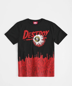 Sporty Tee Mishka Destroy 78 Short Sleeve Tee - Black