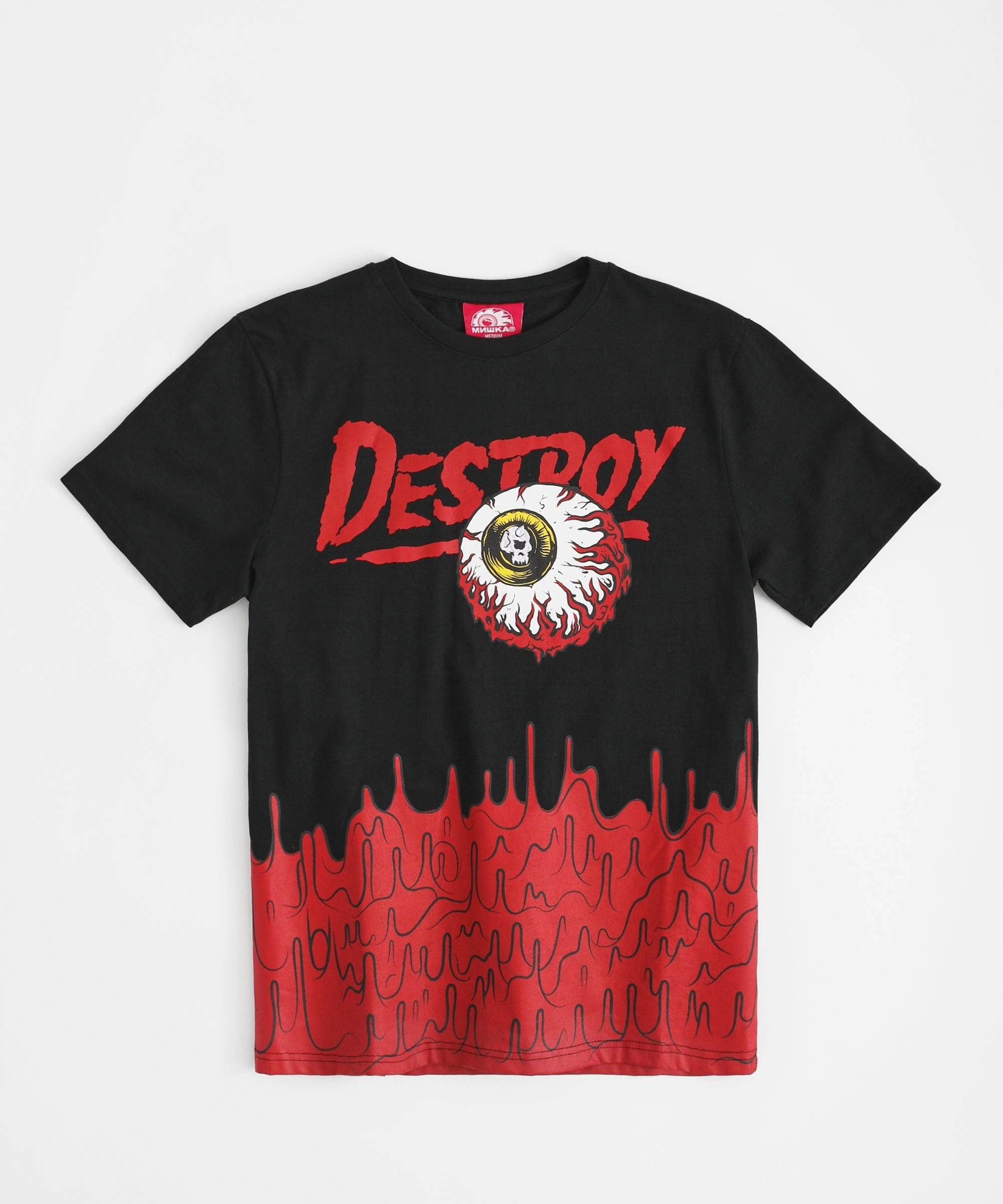 Sporty Tee Mishka Destroy 78 Short Sleeve Tee - Black