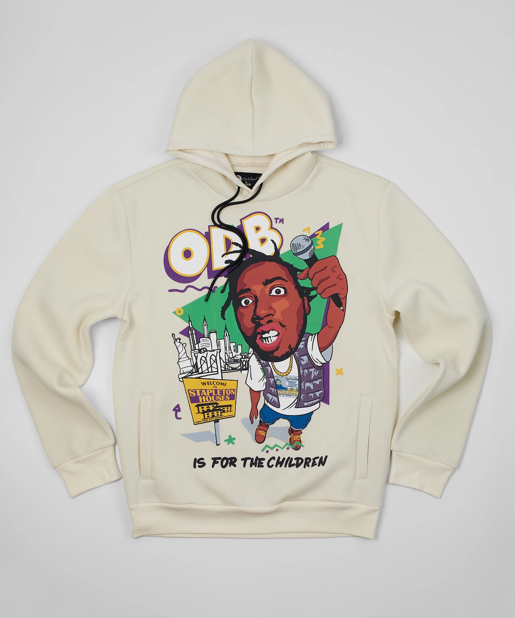 ODB Funky Hoodie - Cream Odor Resistant Fabric