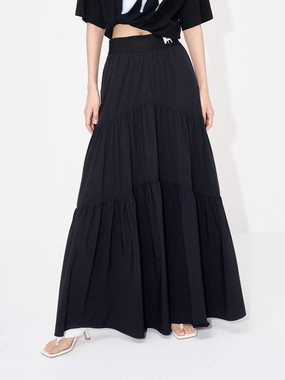 Practical Wear Flowy Maxi Skirt