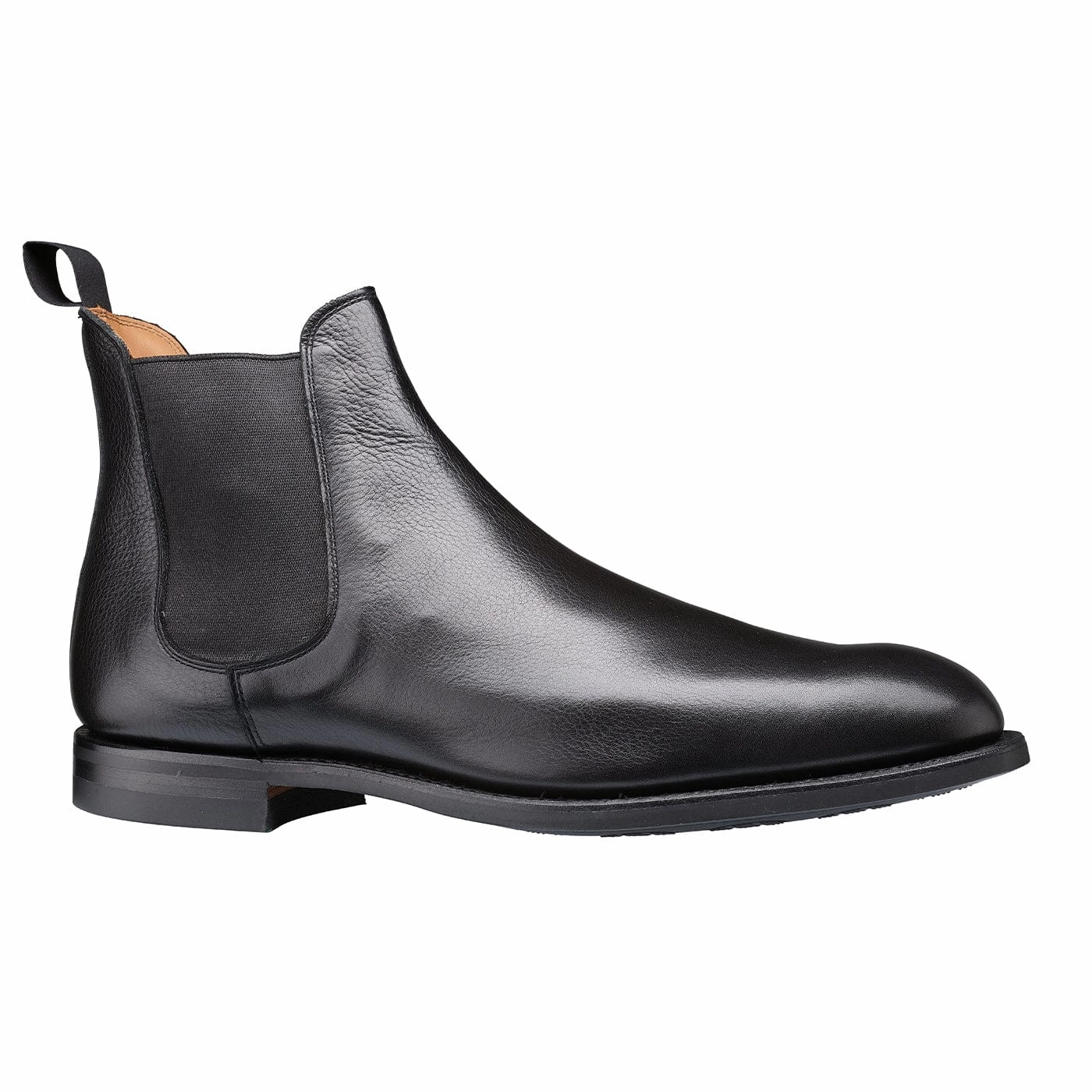 Chelsea 5 Black Milled Calf Biker Tough Reinforced Form Mountain Climber