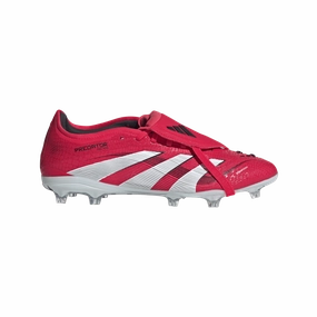 Bendable Adidas Predator Pro Fold-Over Tongue FG Football Boots(Lucid Red/White/Core Black)