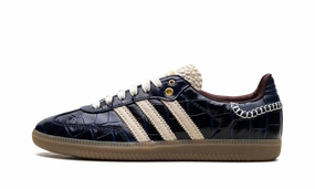 Samba OG "Wales Bonner - Navy Croc" Slide Hike Slip On Silhouette
