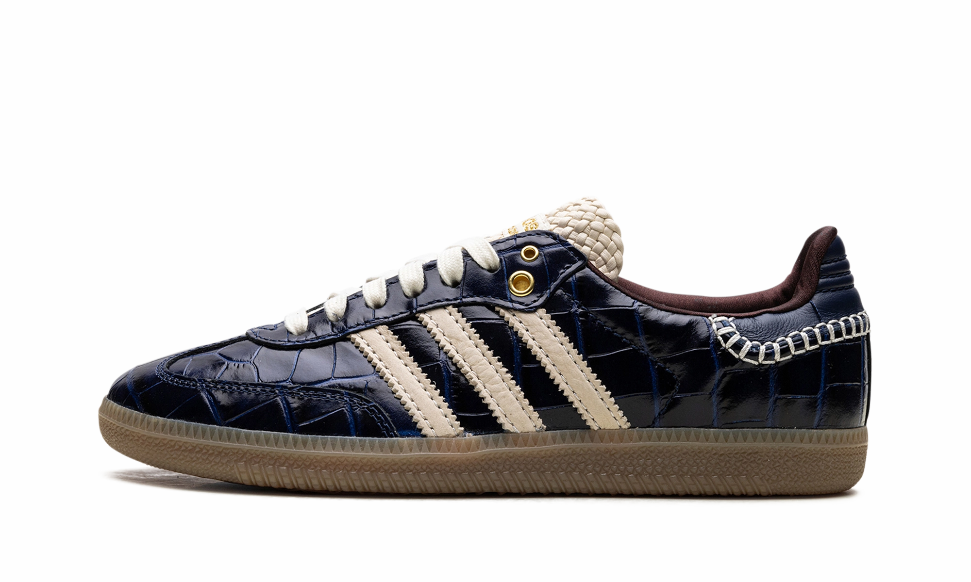 Samba OG "Wales Bonner - Navy Croc" Slide Hike Slip On Silhouette