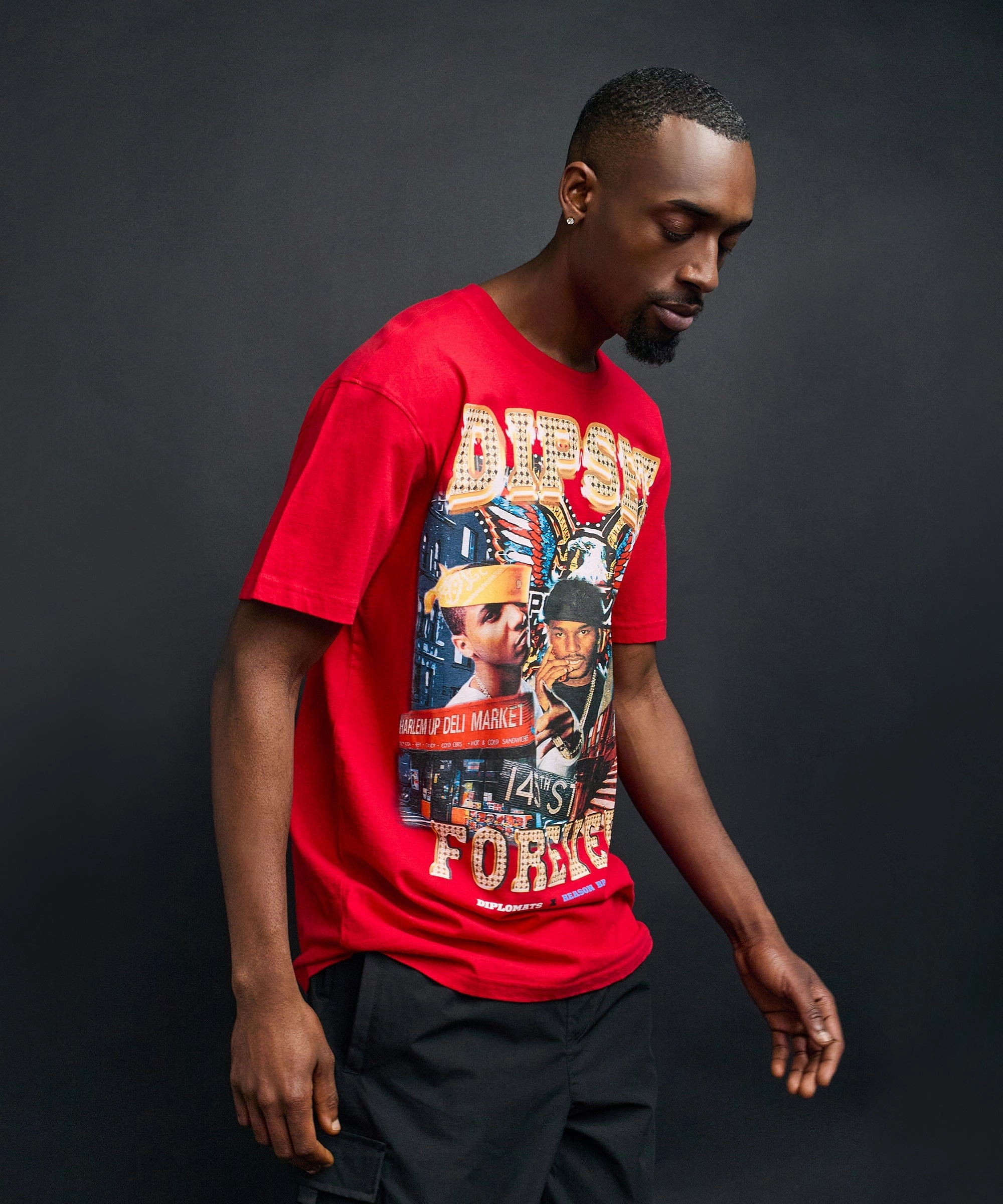 Forever Short Sleeve Tee - Red ContrastTipping TemperatureRegulating