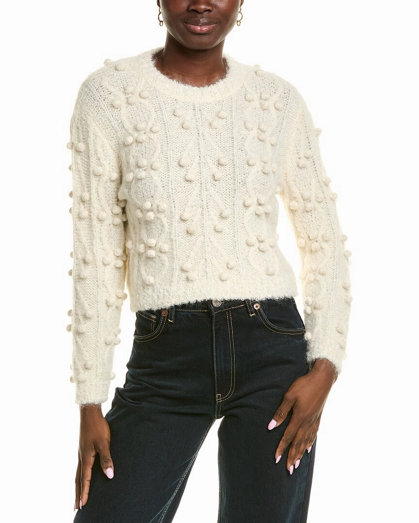 FRAME Denim Alpaca & Wool-Blend Sweater Chilly Days Trendy Comfort