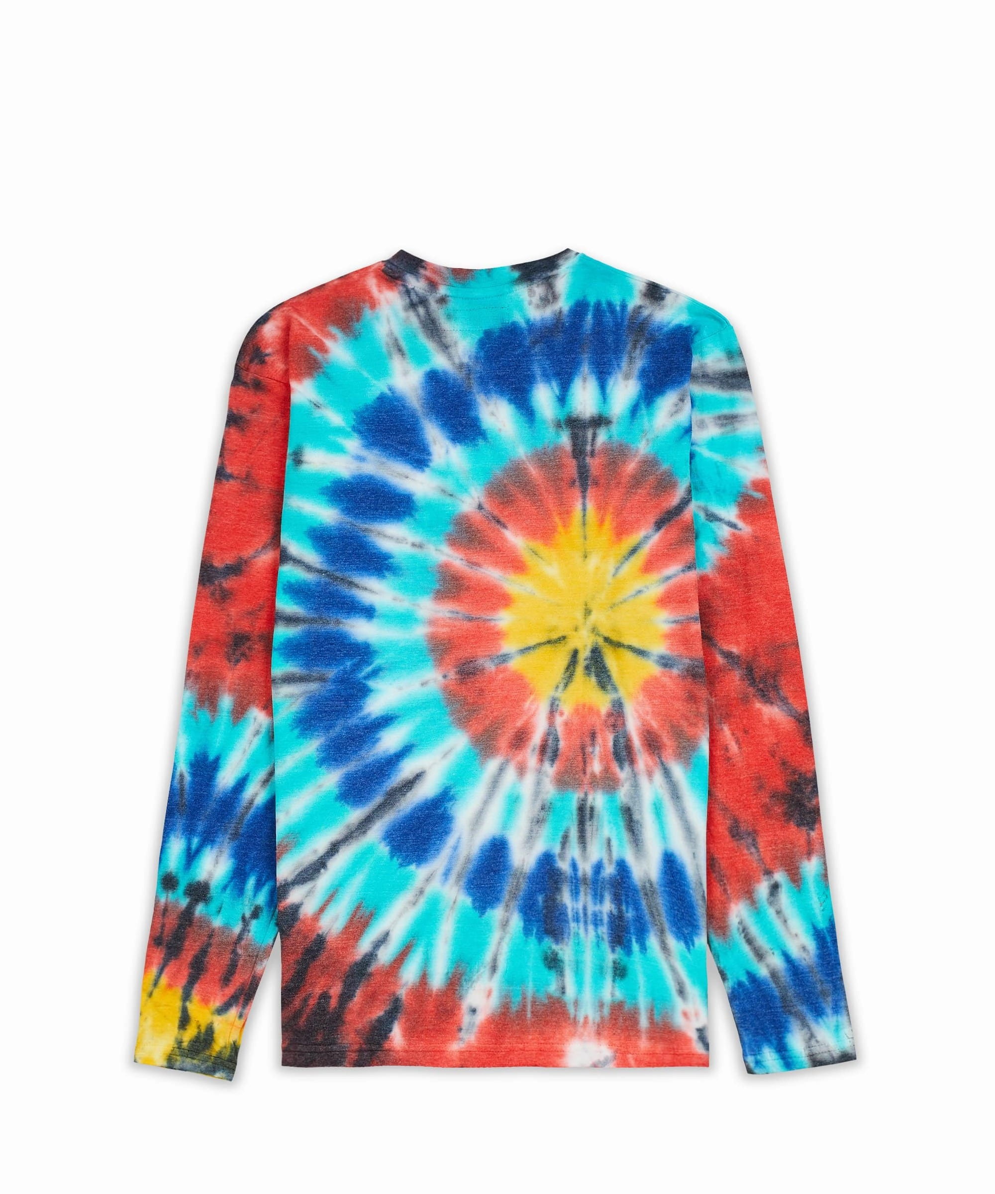 Freedom Tie Dye Long Sleeve Logo Tee High Stretch Fabric Thermal Regulating Design