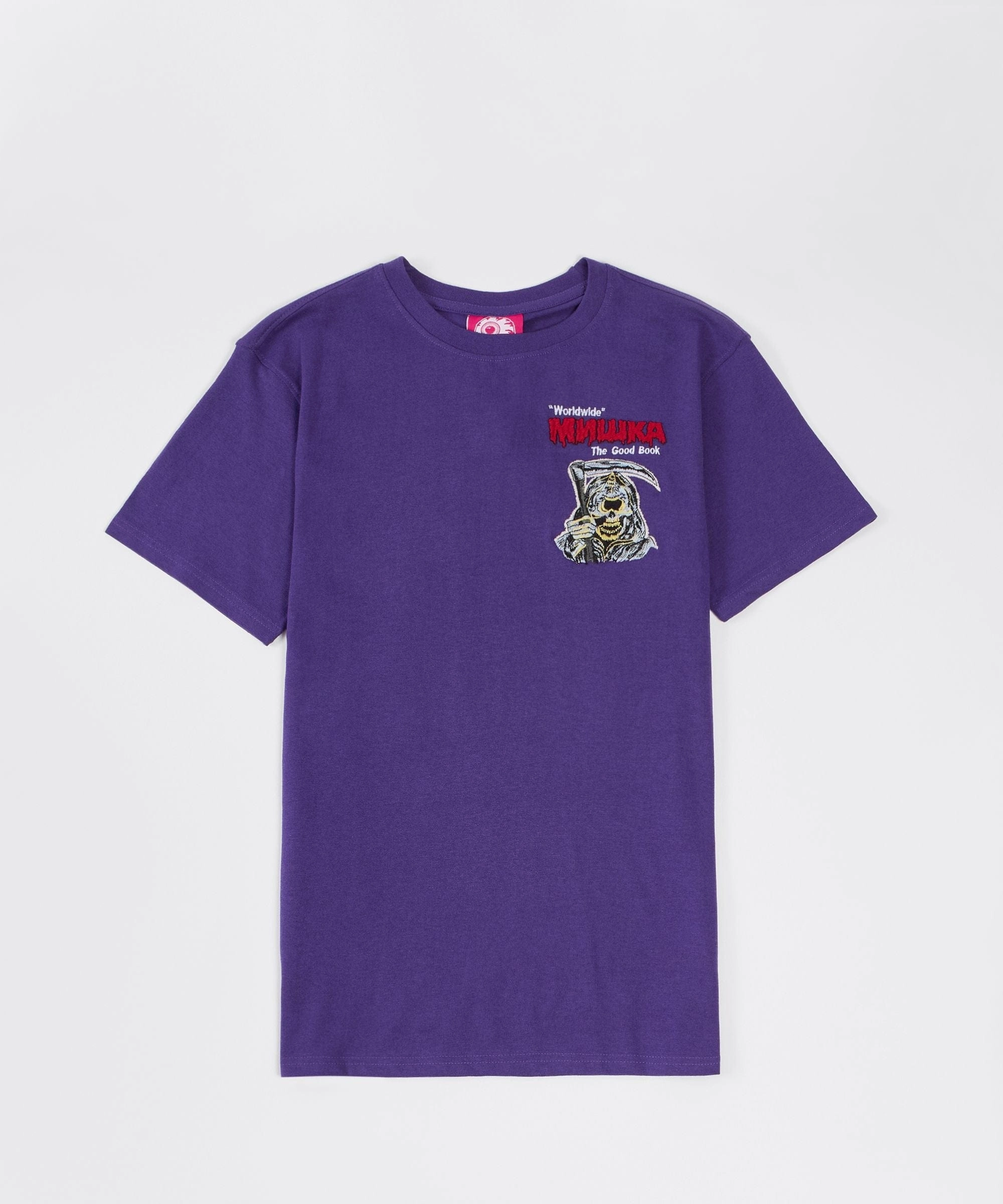 Easy Wear Mishka Fight Illiteracy Short Sleeve Tee - Purple