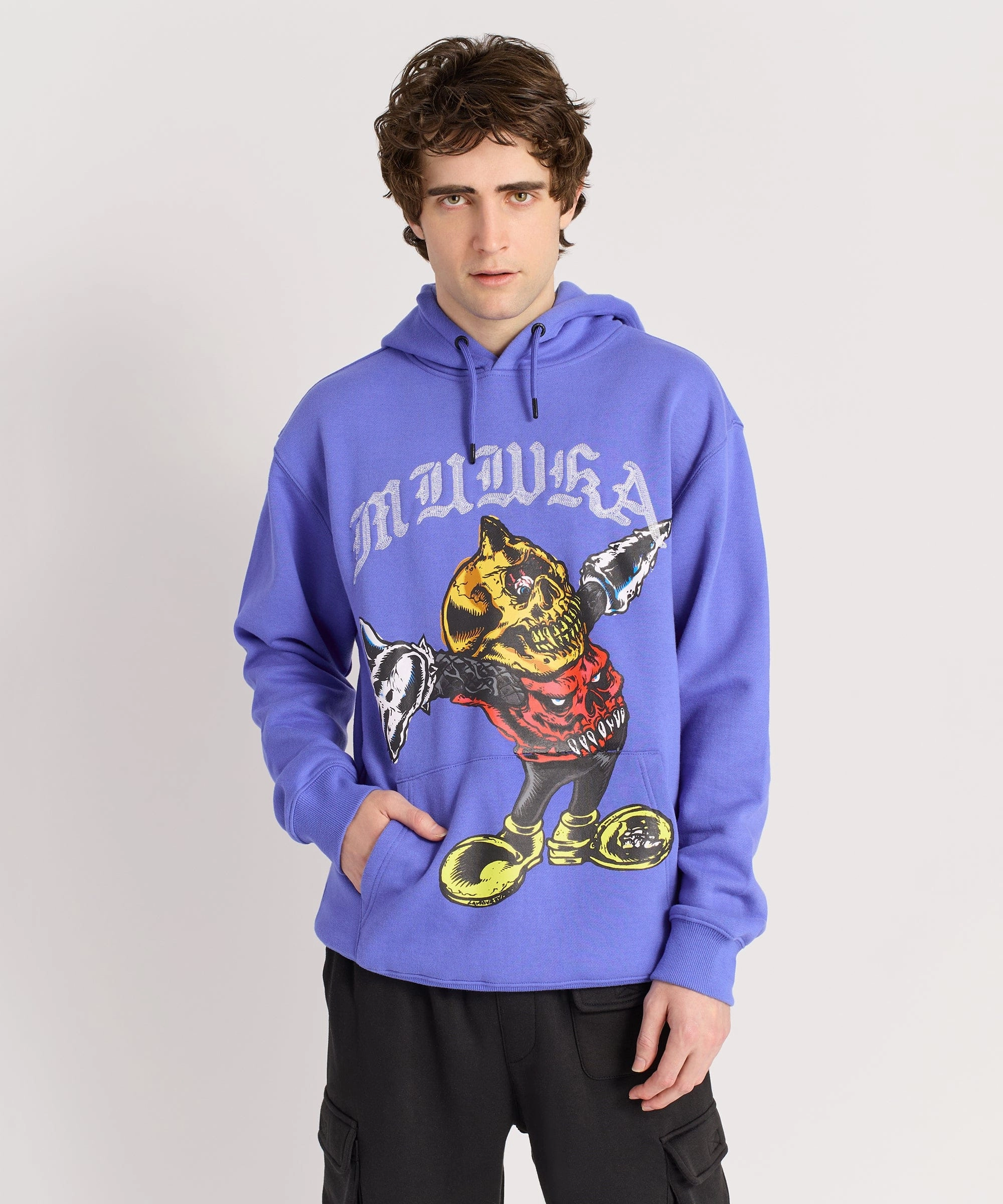 TexturedSurface Mishka Cyco Bootleg Hoodie - Blue